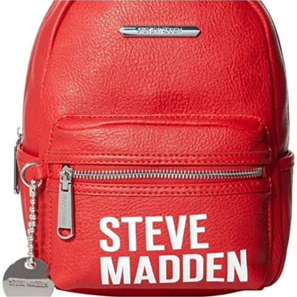 Steve Madden Handbags - Steve Madden Red Mini Backpack